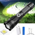 Miniatyrbillede 5 af 5: P50 lommelygte genopladelig USB teleskopisk zoom LED lommelygte