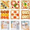 Miniatyrbillede 3 af 6: Brød, Toast, Bagel og Sandwich Skærer - Foldbar og Justerbar Tykkelse