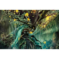 Miniatyrbild 5 av 6: Livets träd väggbonad, Psykedelisk Gobeläng Vattenfall Under T