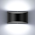 Miniatyrbillede 1 af 7: Justerbar LED væglampe Sort 7W Moderne væglampe Armatur