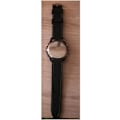Miniatyrbillede 2 af 2: REJSENDE MONTRE Mand, digital Silikonearmbånd Sort
