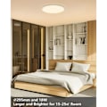 Miniatyrbillede 4 af 4: LEDYA LED Loftlampe Badeværelse, 24W 1600LM, Loftlampe Stue 3000K, til Soveværelse, Køkken, Balkon, Korridor, Varm Hvid, 2217