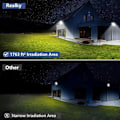Miniatyrbillede 3 af 4: 100W Udendørs LED Projektor, 10000Lm LED Spot 144Leds Udendørs Belysning Ip65 Vandtæt, LED Lys Projektor 6500K Belysning