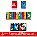 Miniatyrbillede 5 af 6: Mattel Games - UNO No Mercy - Kortspil for hele familien Flerfärgad