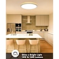 Miniatyrbillede 3 af 4: LEDYA LED Loftlampe Badeværelse, 24W 1600LM, Loftlampe Stue 3000K, til Soveværelse, Køkken, Balkon, Korridor, Varm Hvid, 2217