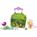 Pikkukuva 1 / 3: Fluttershy-pelilaukku - My Little Pony - HASBRO - Talo ja tarvikkeet sisältyvät