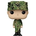 Pikkukuva 1 / 3: FUNKO POP! Sotilas: Merivoimat - Työasu Nainen 1 [] Vinyylihahmo