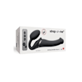 Pikkukuva 4 / 4: Strap-on-me värisevä strap-on dildo musta M SVART