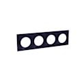 Miniatyrbillede 1 af 2: Plakette stil 4p 540708 Antracit RAL7021