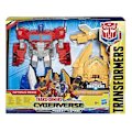 Miniatyrbillede 5 af 5: Transformers Cyberverse - Robot Action Optimus Prime Ark Power Lastbil - 30cm - HASBRO - Gul - Mix - Barn