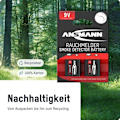 Miniatyrbillede 3 af 3: Stak blok 9 V alkaliske Ansmann 1515-0006 9 V 2 stk.