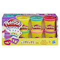 Pikkukuva 2 / 2: PLAY-DOH - Kimallepaste - 6 x 56 g PLAY-DOH - myrkyttömä. Flerfarvet
