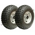 Miniatyrbillede 2 af 4: Pneu og fælg quad trailer 145/70-6 -knobby ATV - Wanda - 2 stykker