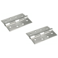 Miniatyrbillede 1 af 4: Robust hængsel 63x44mm Fast rustfri stålaksel -1 par - 2stk - IBFM - Rektangulær - Til skrue