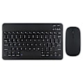 Miniatyrbilde 2 av 5: Trådløst tastatur og mus for iPad Air 5, 4 Pro, 11, Bluetooth, spansk, engelsk, Android, iOS, Windows, telefon, nettbrett Black English