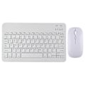 Pikkukuva 1 / 5: Langaton näppäimistö ja hiiri iPad Air 5, 4 Pro, 11, Bluetooth, espanja, englanti, Android, iOS, Windows, puhelin, tabletti white Spanish
