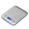 Miniatyrbillede 2 af 5: Maple Digital køkkenvægt i rustfrit stål, hvid, 5 kg/1 g LCD-display 5kg/1g