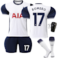 Pikkukuva 1 / 2: 2425 Tottenham kotipaita Romero jalkapallopaita+sukka+suojavarusteet 20(110-120cm)