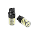 Miniatyrbild 5 av 5: 2 st Super Stark Canbus T20 7440 W21W Wy21W 144-Smd Backljus Blinkers Fel Fri Ingen F