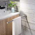 Miniatyrbilde 5 av 5: Rustfritt stål Maple baderomshylle for veggmontering A