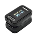 Miniatyrbillede 1 af 3: SORT Fingerpulsoximeter til måling af iltmætning og puls
