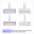Miniatyrbilde 4 av 5: Myke plysjstrimler + frontrulle og aksel reservedeler for Dyson V6 V7 V8 V10 V11 V15 støvsugerhode