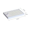 Miniatyrbilde 2 av 5: 12 stk. reservedeler for Cecotec Conga 4090 5090 5490 6090 7090 robotstøvsuger tilbehørssett Hepa-filtre White-12Pcs