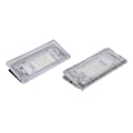 Miniatyrbillede 3 af 5: 2 stk. nummerpladelys 18 LED 3528SMD hvidt nummerpladelys til BMW E46
