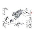 Miniatyrbild 5 av 5: Motor Turboladdare Slangrör för BMW N13 F20 F21 F30 3-serie