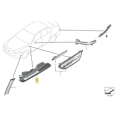 Miniatyrbild 1 av 5: 1 par LED Sidomarkeringsljus Blinkerslampor för BMW F10 F11 F18 550i 535i 528i Sedan 11-2013
