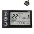 24V 36V 48V 60V S866 Kontrollerpanel Instrumentbräda Elcykel LCD-Display för Elektrisk E-Bike Scooter