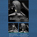 Miniatyrbild 3 av 5: Mockatillbehör för Mazda 3 Axela CX30 CX-30 2020 2021 Växelspaksknoppskydd Trim Gear H