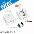 Miniatyrbillede 2 af 5: Puzzle Unit 8x8 RGB LED Matrix (WS2812E) Unit-Puzzle Multi-Color Lysstyringsenhed