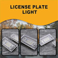 Miniatyrbillede 4 af 5: 2 stk. nummerpladelys 18 LED 3528SMD hvidt nummerpladelys til BMW E46