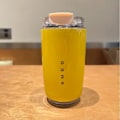 Miniatyrbilde 2 av 5: Smart Luksus Rustfritt Maple Kaffekrus med Varm og Kald Dobbel Isolering for Bærbar Bil Yellow