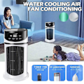 Miniatyrbillede 2 af 5: Mini Bærbar Aircondition, Vandkølingsventilator, Luftkøler til Kontor