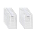 Miniatyrbilde 1 av 5: 12 stk. reservedeler for Cecotec Conga 4090 5090 5490 6090 7090 robotstøvsuger tilbehørssett Hepa-filtre White-12Pcs