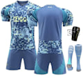 Pikkukuva 1 / 2: 2425 Ajax vierasjalkapallopaita+sukka+suojavarusteet 2XL(190-200cm)
