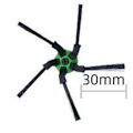 Pikkukuva 5 / 5: 12 kpl sivuharjoja iRobot Roomba S9(9150), S9+(9550) S -sarjan pölynimurille