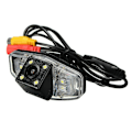 Miniatyrbild 1 av 5: Automatisk bil backspegel back-up parkeringskamera med 4 LED-lampor för Honda Accord Civic EK FD Pilot