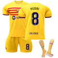 Pikkukuva 1 / 2: 22-23 Barcelonan vierasasu Pedri jalkapallopuku setti 20(110-120cm)