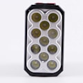 Miniatyrbilde 2 av 5: Multifunksjonell lommelykt med solcellepanel og USB-ladeport