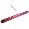 Miniatyrbilde 3 av 5: 12LED Stopplys Baklys 12V Bremselys Bar Lastebil Tilhenger Lorry Buss Bremse Identifikasjonslys