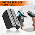 Miniatyrbild 4 av 5: 51B Rakfolie & Blad för Braun Series 5 ContourPro Complete Activator 8000-serien Passar WF1S WF2S 5