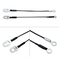 Pikkukuva 3 / 5: Kuorma-auton takaluukun kaapelinauha metallia Dodge Ram 1500 2500 3500 1994 - 2002 avolava-autoon