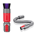 Pikkukuva 3 / 5: Imurin harjaliitin Dyson V7 V8 V10 V11 V15 -imureille, pehmeä harjan puhdistustyökalu jatkoletkulla