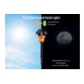 Miniatyrbillede 5 af 5: 4 stk. 12 LED Solcellelampe Udendørs Havelampe Solcelleflammelamper Flimrende Dansende Sti Lampe Terrasse Fakkel Sekskant Vandtæt