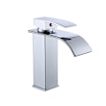 Miniatyrbilde 1 av 5: Moderne baderomskran Elegant fossefall design servantkran messing blandebatteri varmt kaldt vann tilgjengelig G 3/8 krom kran Pd8cc