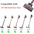 Miniatyrbilde 5 av 5: Turbinbørstehode for Dyson V7 V8 V10 V11 V15 Støvsuger Gulvmunnstykke med LED-frontlykter