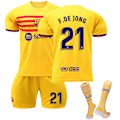 Pikkukuva 1 / 2: 22-23 Barcelonan vieras F.De Jong jalkapallopaitasarja XL(180-190cm)